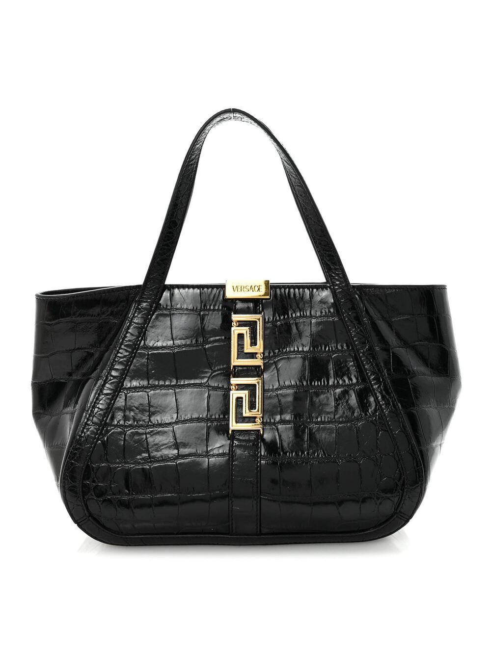 Versace Calfskin Crocodile Embossed #339663V50B